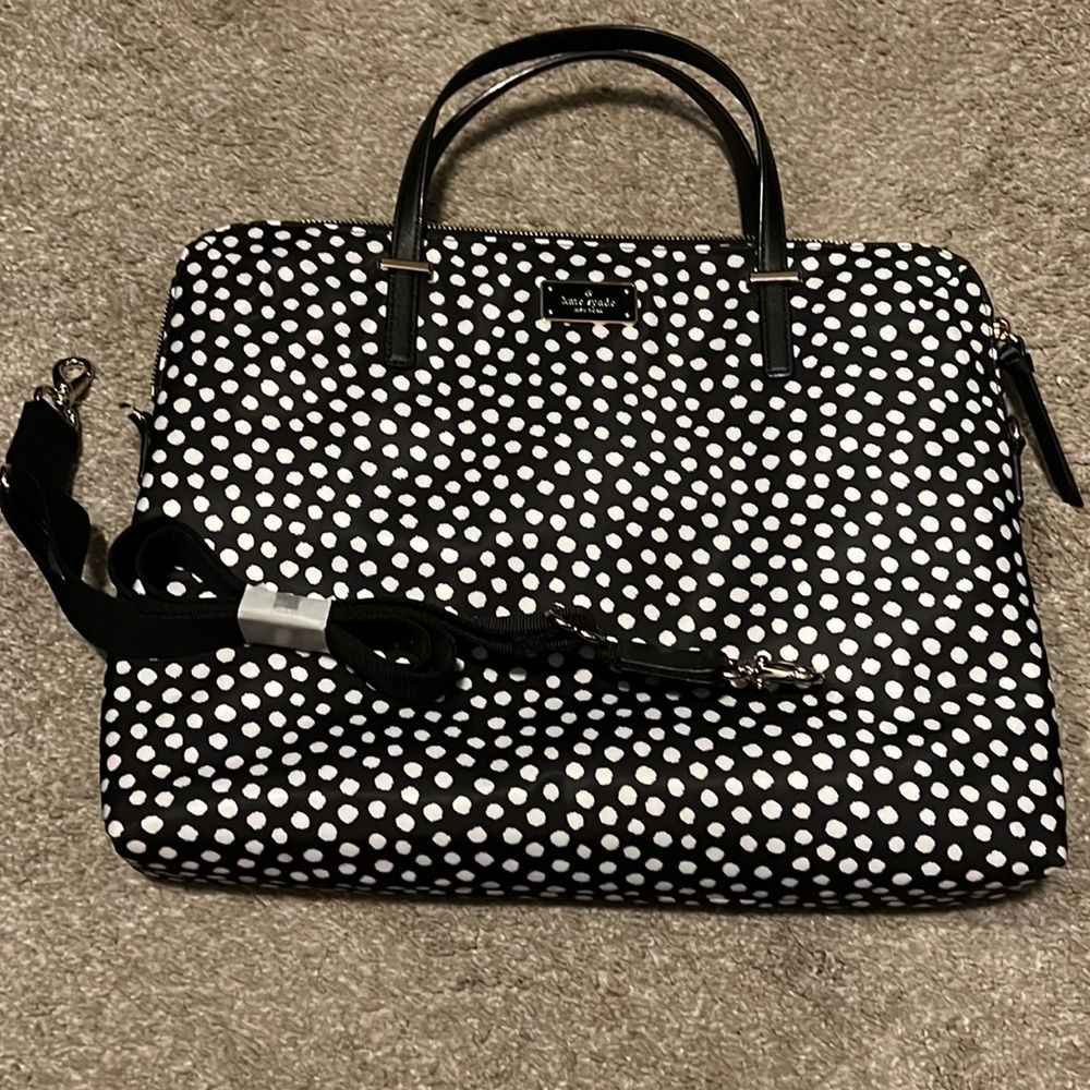 NWT!! Kate Spade Daveney Wilson Road Musical Dots Laptop Bag